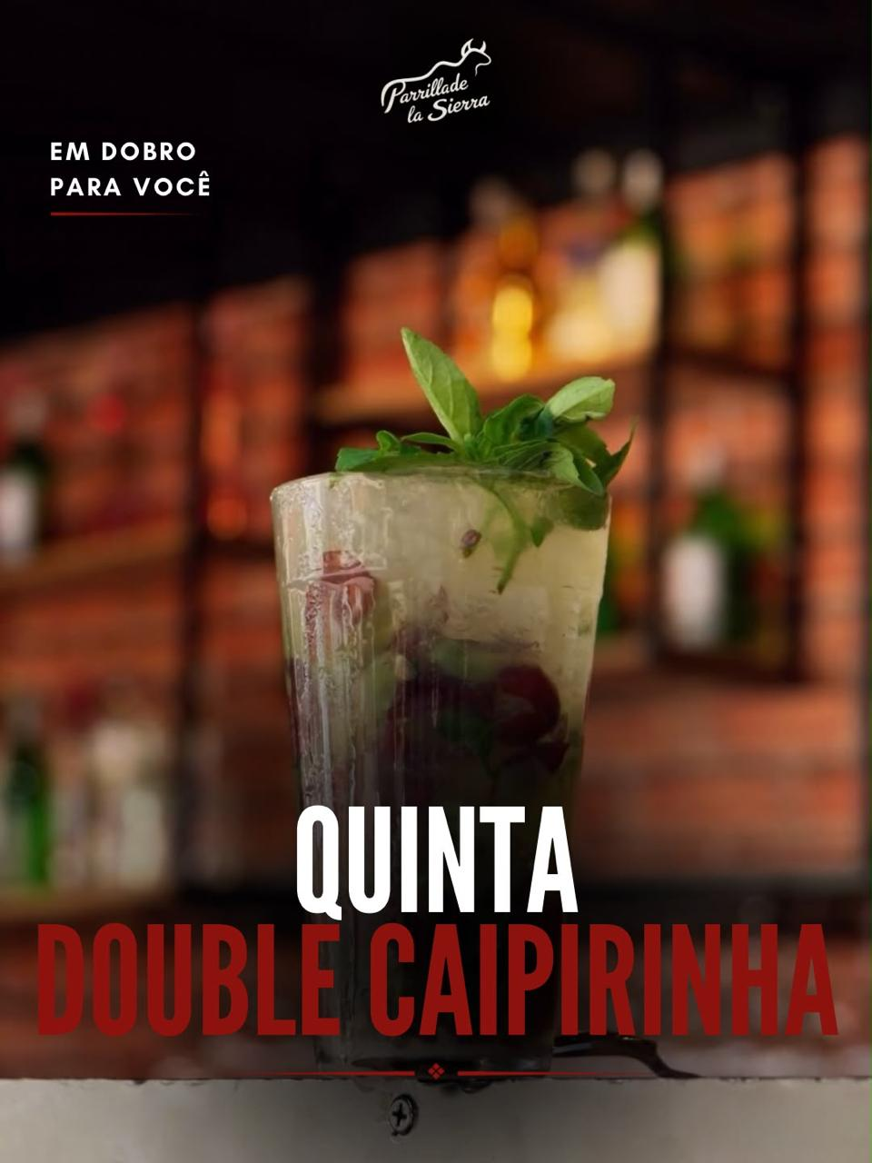 Quinta-feira com caipirinha em dobro