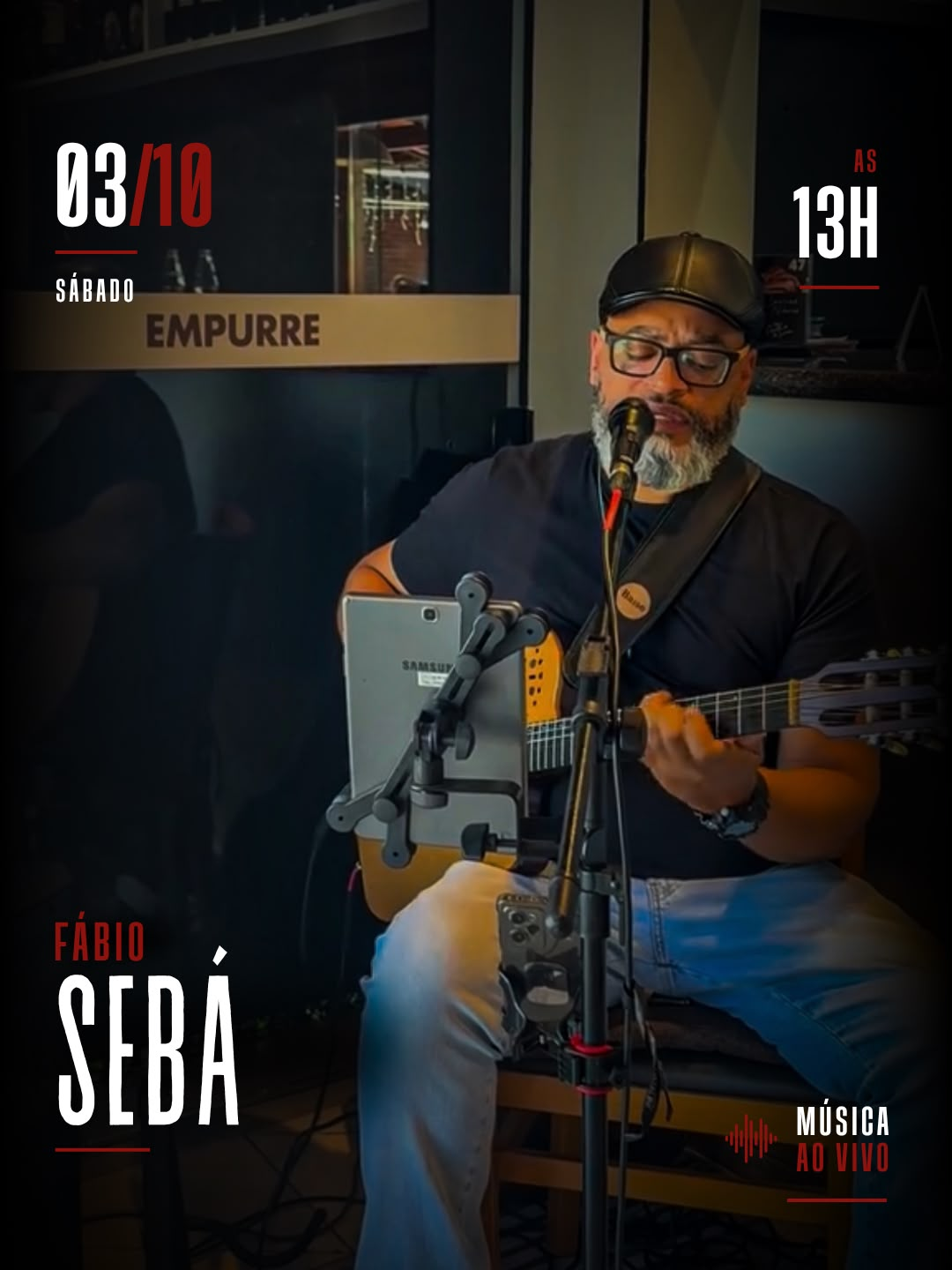 Fábio Será no Parrilla de la Sierra, 03/10, 13h
